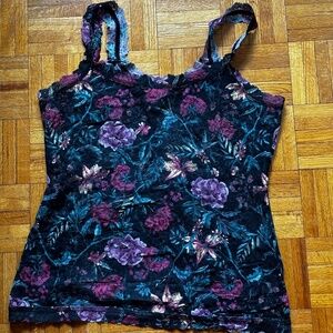 Hanky Panky floral stretchy tank top